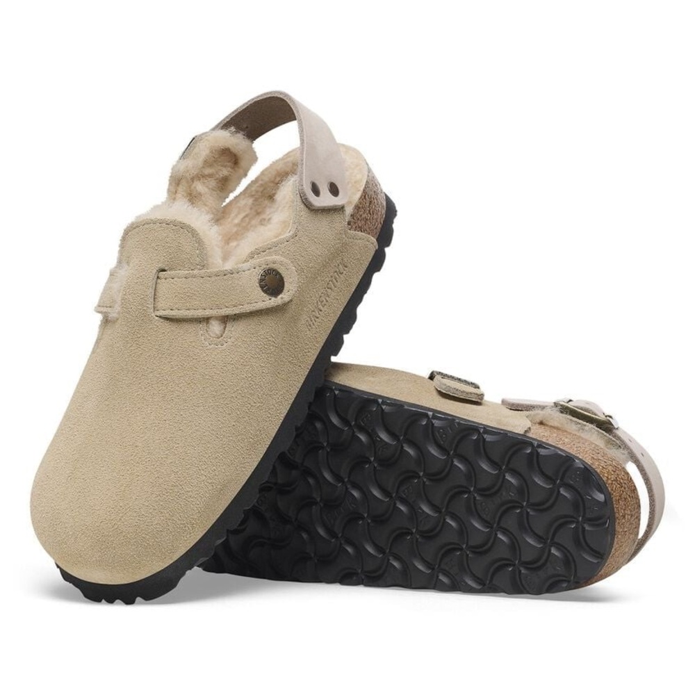 NWT ✨ Birkenstock Tokio Shearling in Taupe size 37
